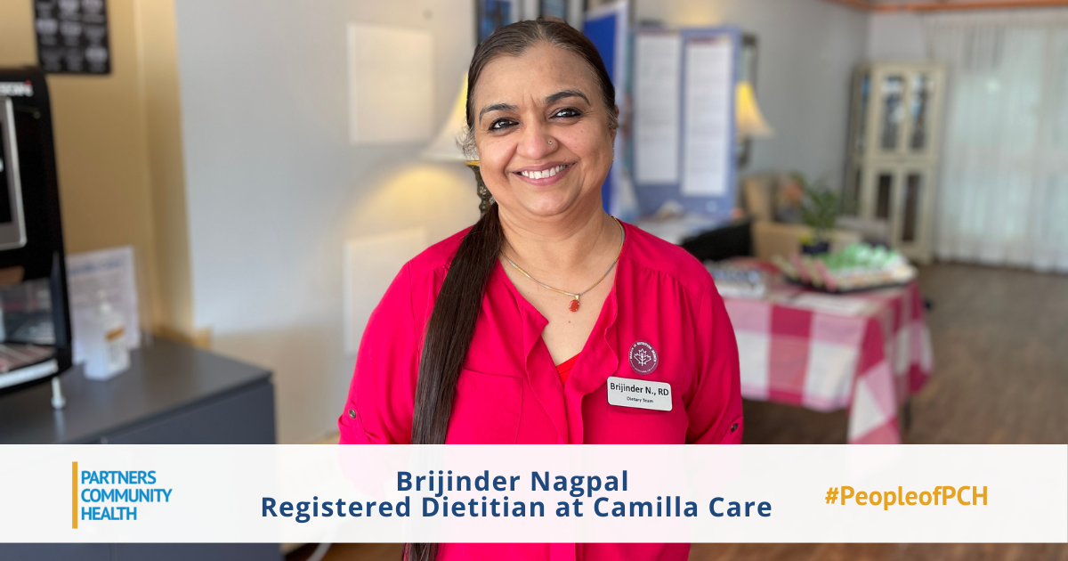 Brijinder Nagpal, registered dietitian at Camilla Care.