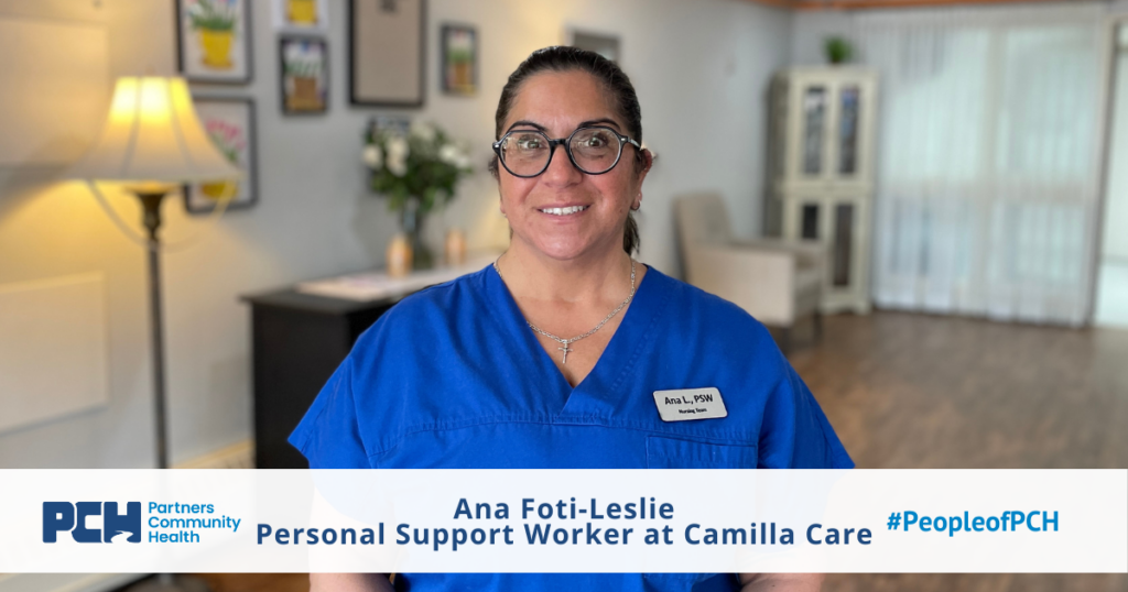Ana Foti-Leslie, personal support worker (PSW) at Camilla Care.